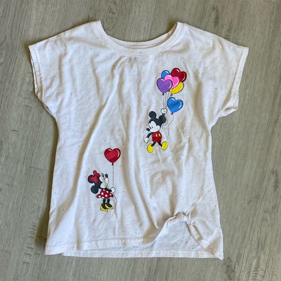 Disney Other - Disney Girls Mickey and Minnie balloon T-shirt size 7/8